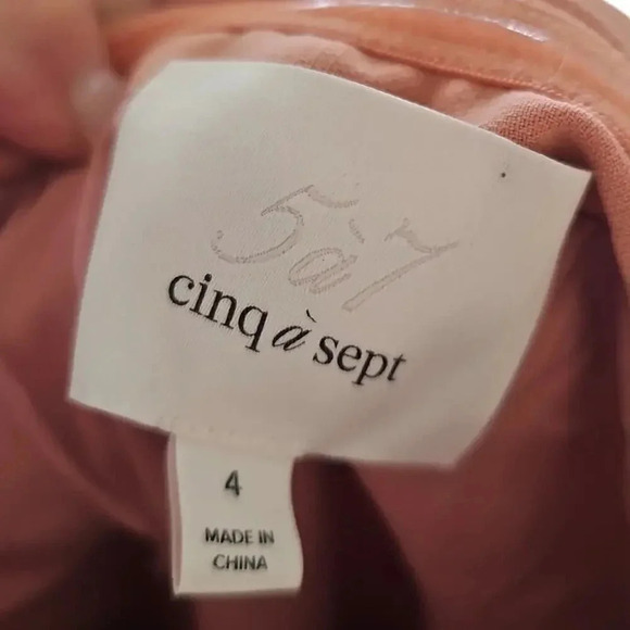 Cinq a Sept Calvina Dress Bloom Size 4 - Picture 7 of 9